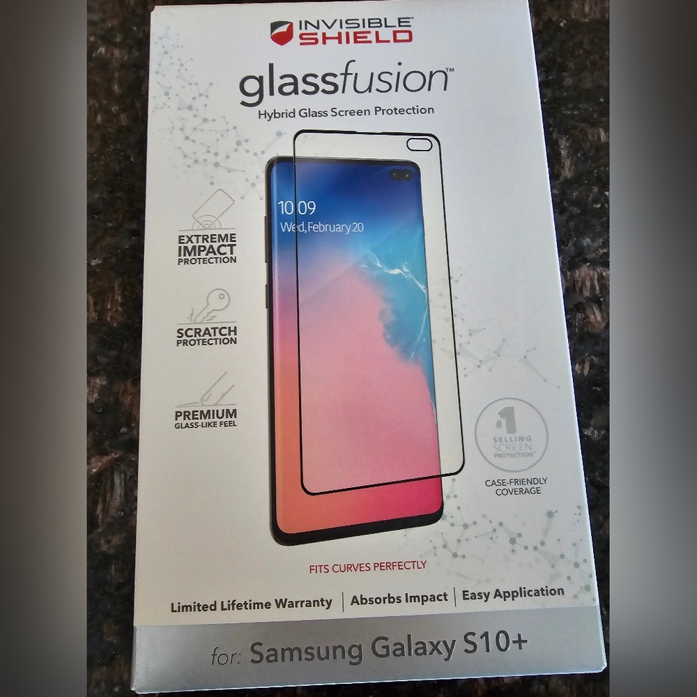 ZAGG INVISIBLE SHIELD PROTECTION FOR SAMSUNG GALAXY S10 NEW